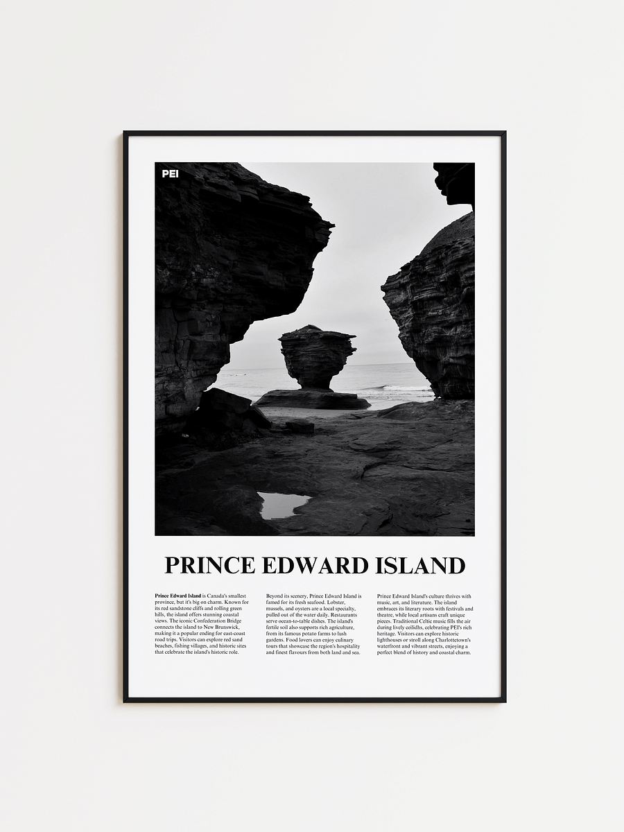 Prince Edward Island 01 Newspaper Poster | Framed product image (1)