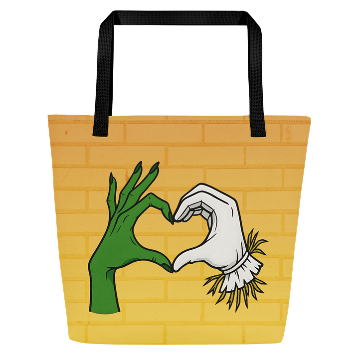 Broadway Tote Bag – Fiyeraba Heart Hands Art – Wicked Romance Gift product image (2)