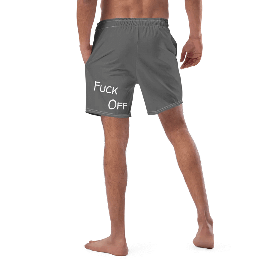 Eyes and Teeth All-Over Print Swim Trunks product image (5)