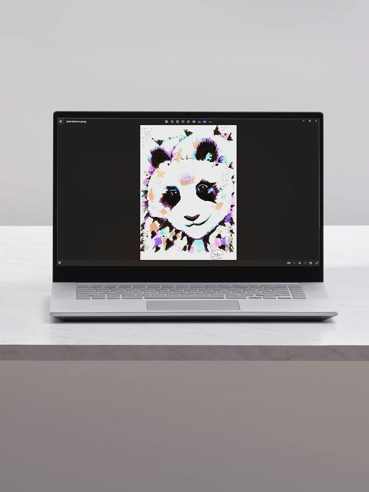 Chaos Panda Watercolour Download product image (1)