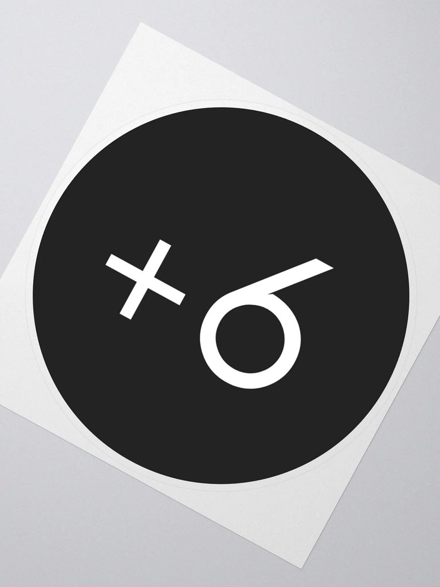 +6 logo sticker product image (2)