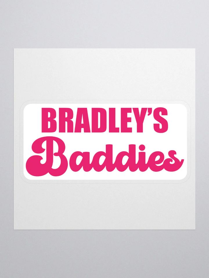 Bradleys Baddies Stickers product image (1)