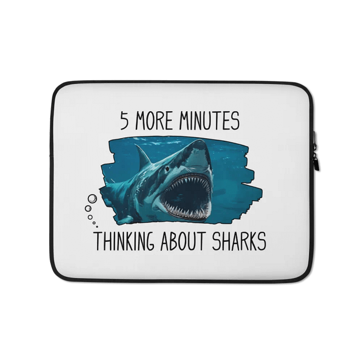 Funny Sharks Laptop Sleeve product image (1)