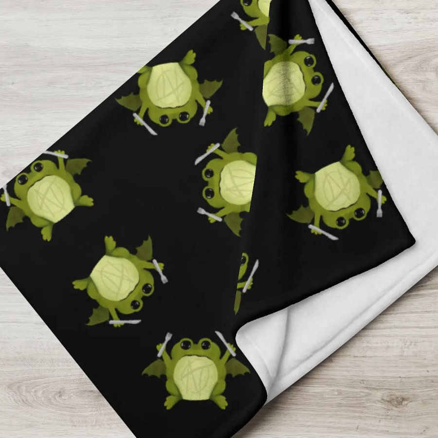 Eat the Rich Throw Blanket product image (17)