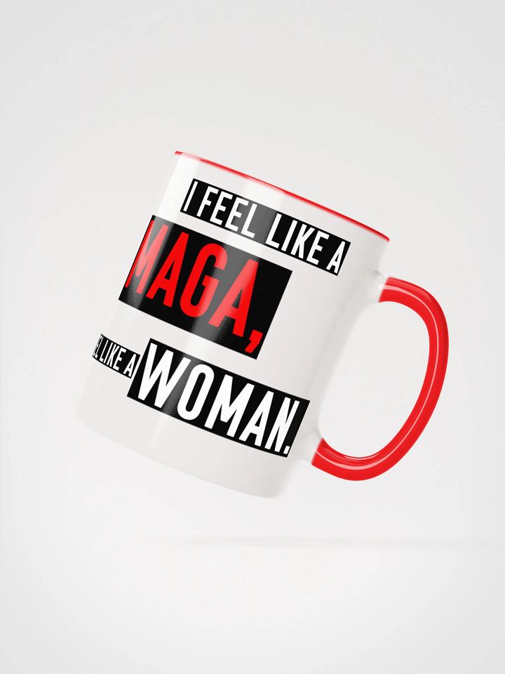 MAGA, I Feel Like a Woman" Coffee Mug – Official Parody Whitney Merch product image (3)