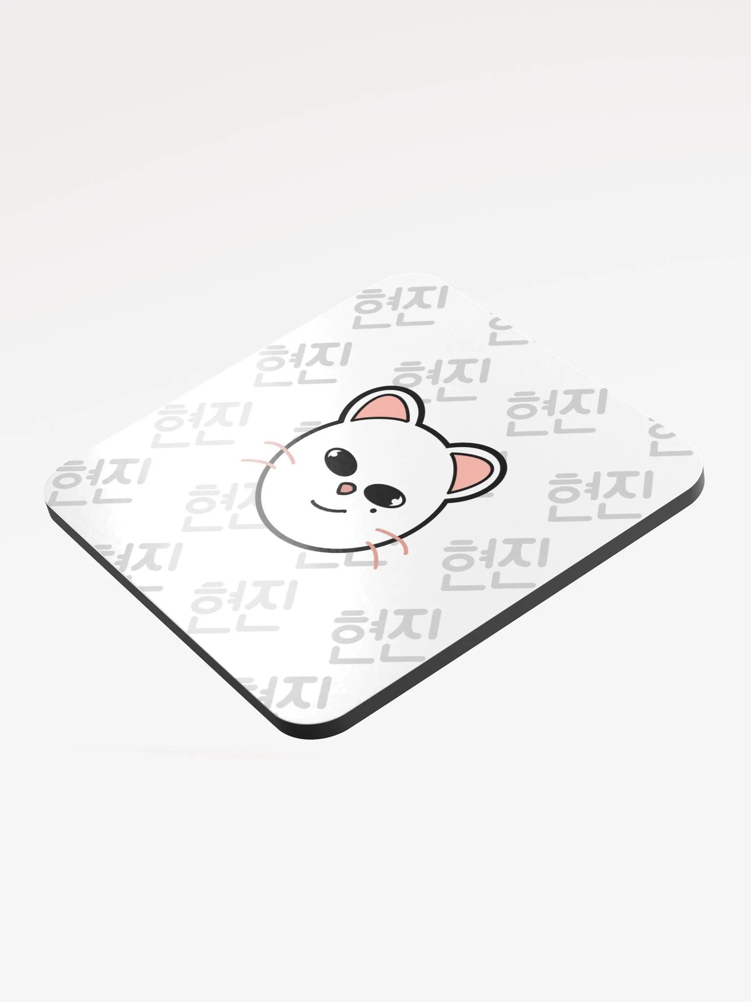 Jiniret face and hangul coaster product image (3)