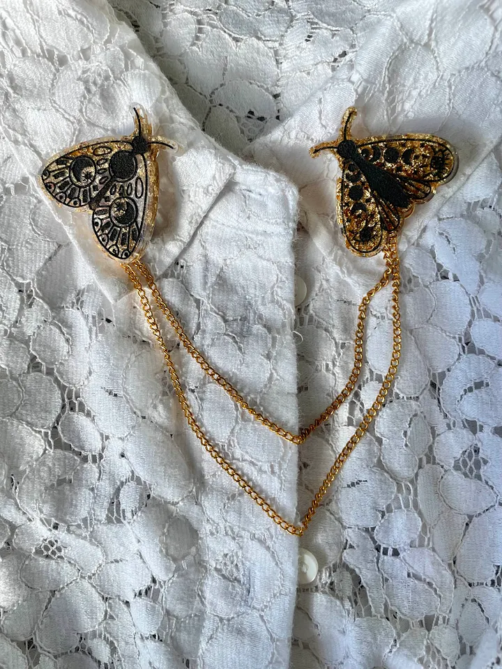 Moth Collar Pins product image (3)
