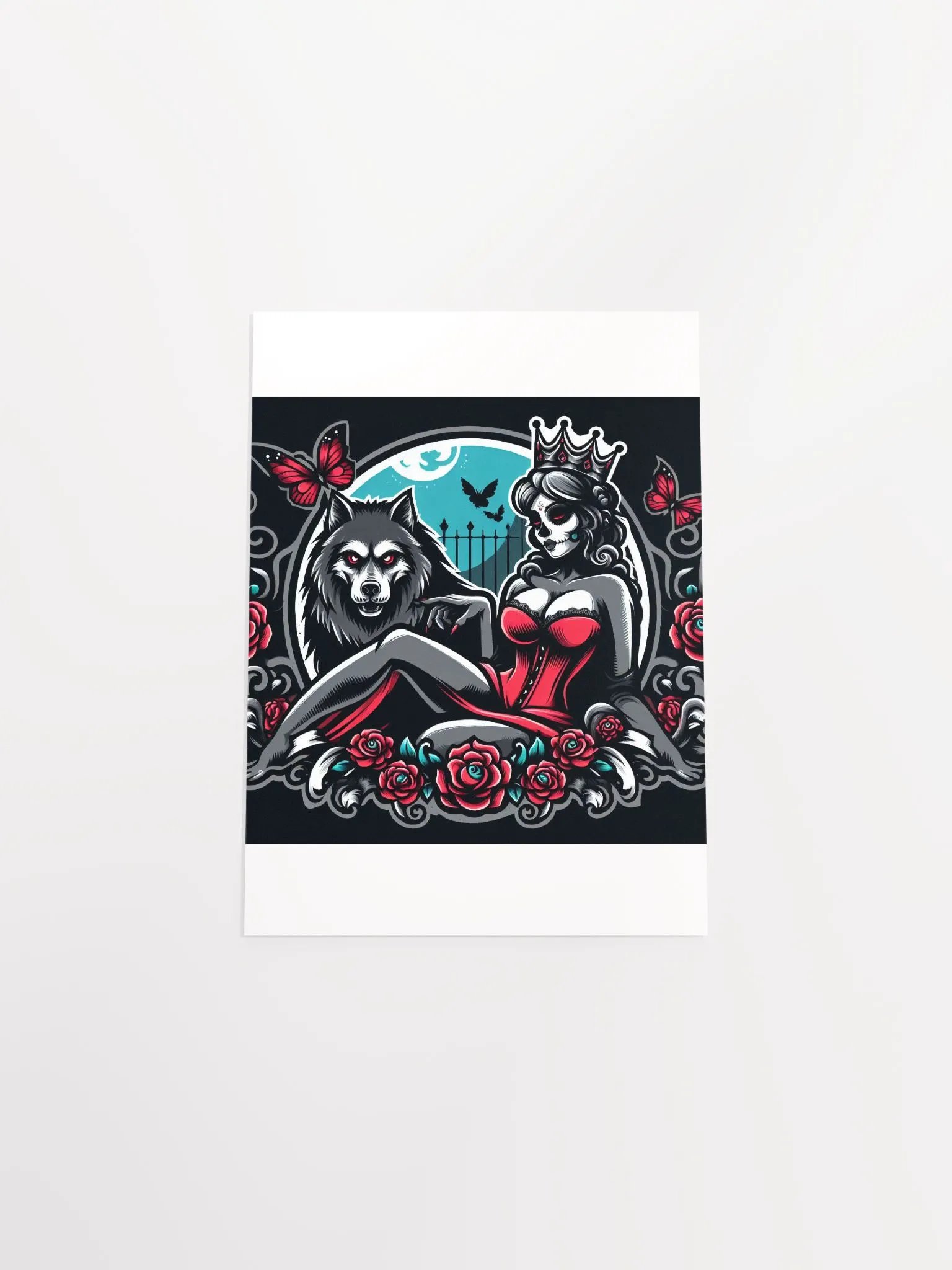 Gothic Undead Queen Matte Poster product image (51)