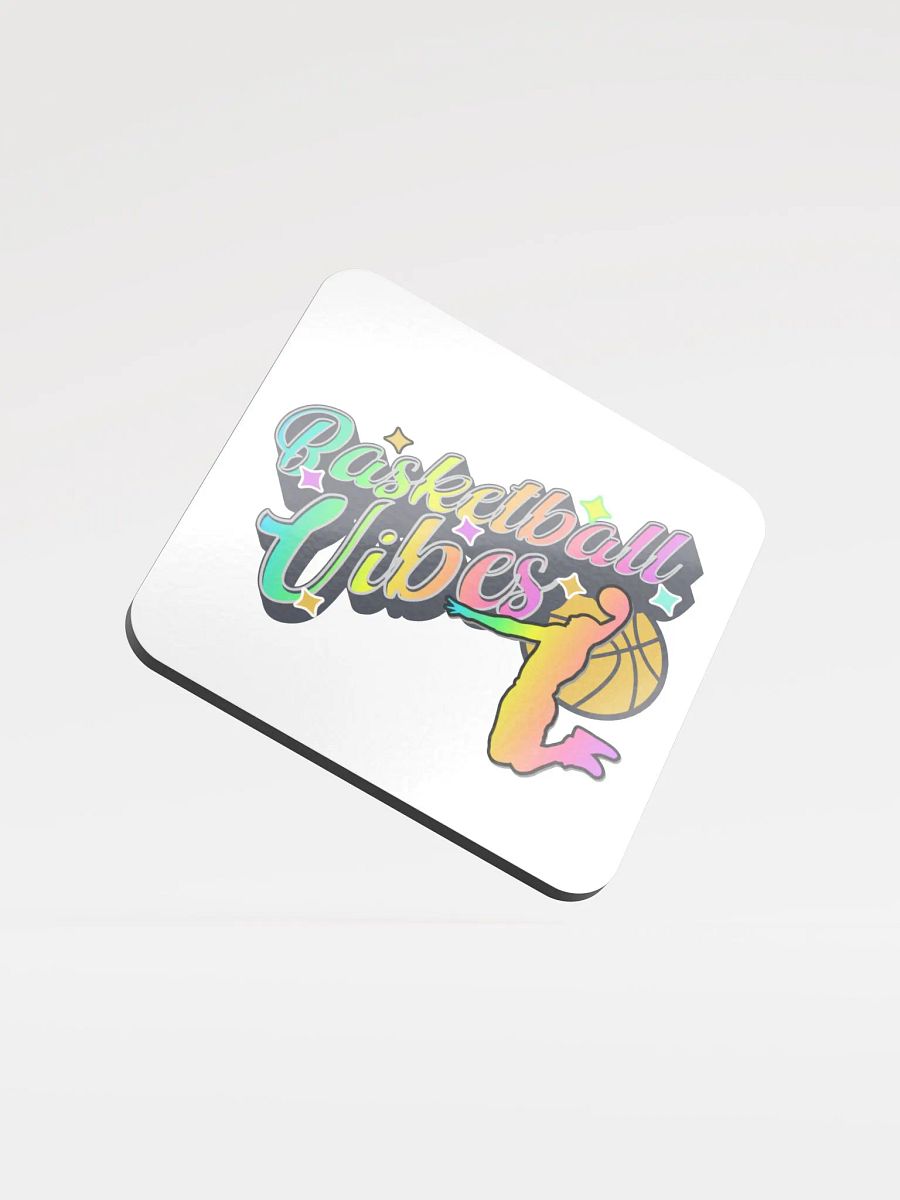 Basketball Vibes Rainbow Vibrant Slam Dunk Coaster Set product image (1)