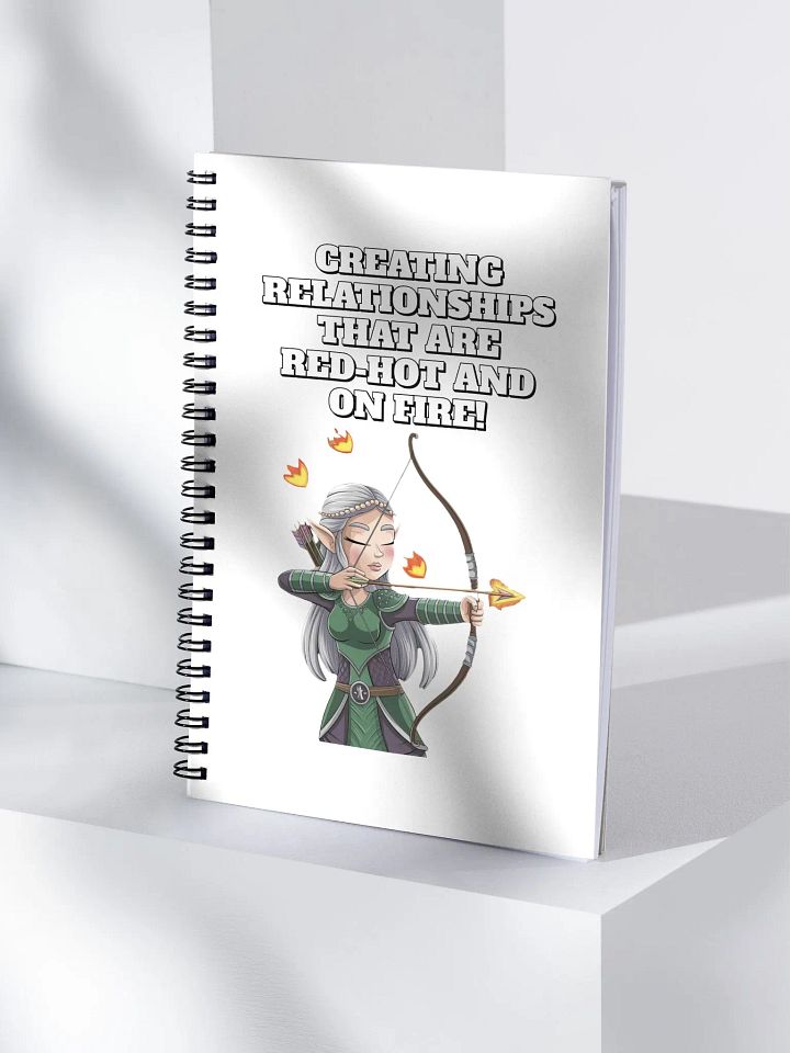 Creating Relationships That Are Red-Hot And On Fire! Valentine's Day Spiral Notebook product image (2)