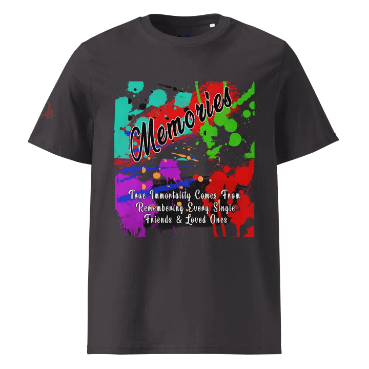 Bold Artistic Design, Meaningful Graphic Tee, Celebrate Every Memory, Expressive Fashion Wear, Colorful Statement Tee, Honor Friends & Family product image (5)