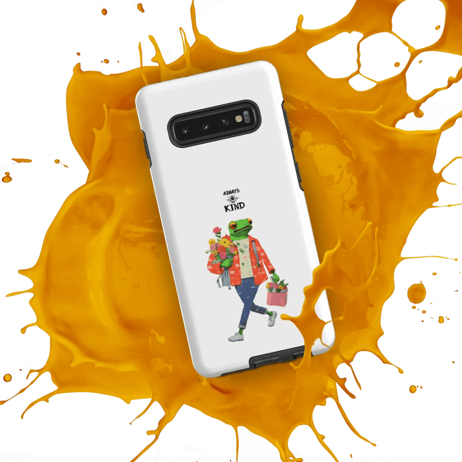'Always Bee Kind' Stylish Frog Samsung Tough Case product image (8)