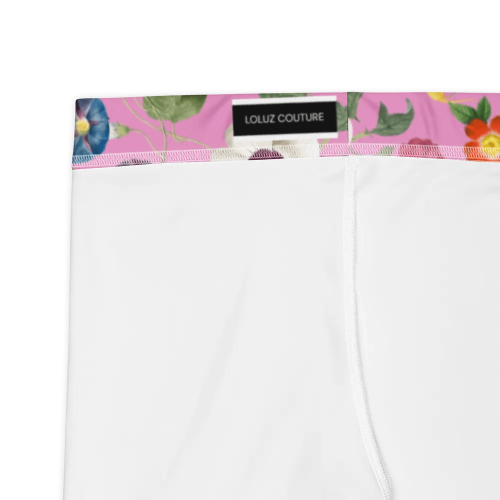 All-Over Pink Floral Printed Leggings product image (7)