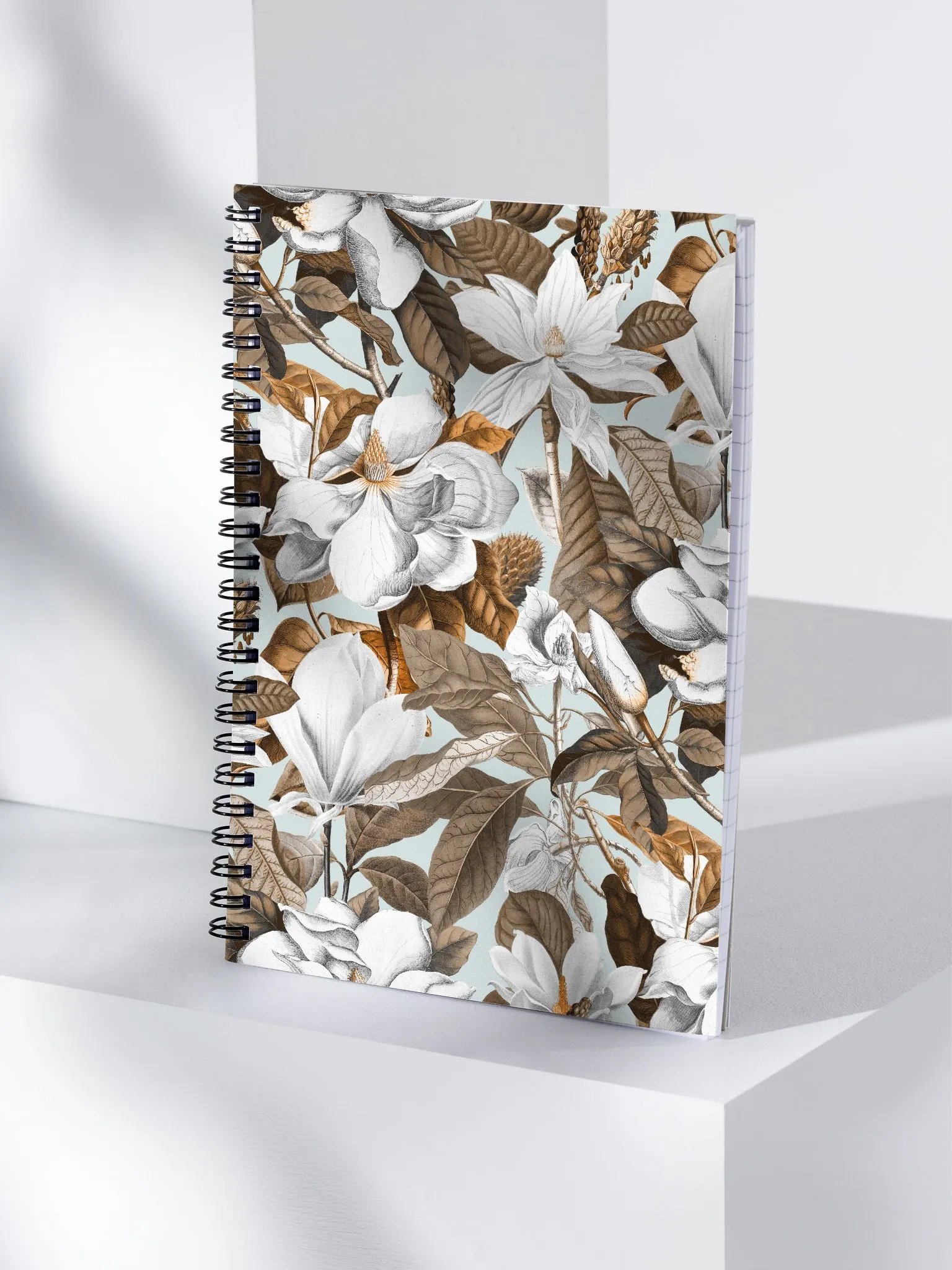 Blue Magnolia Grandiflora Spiral Notebook product image (4)