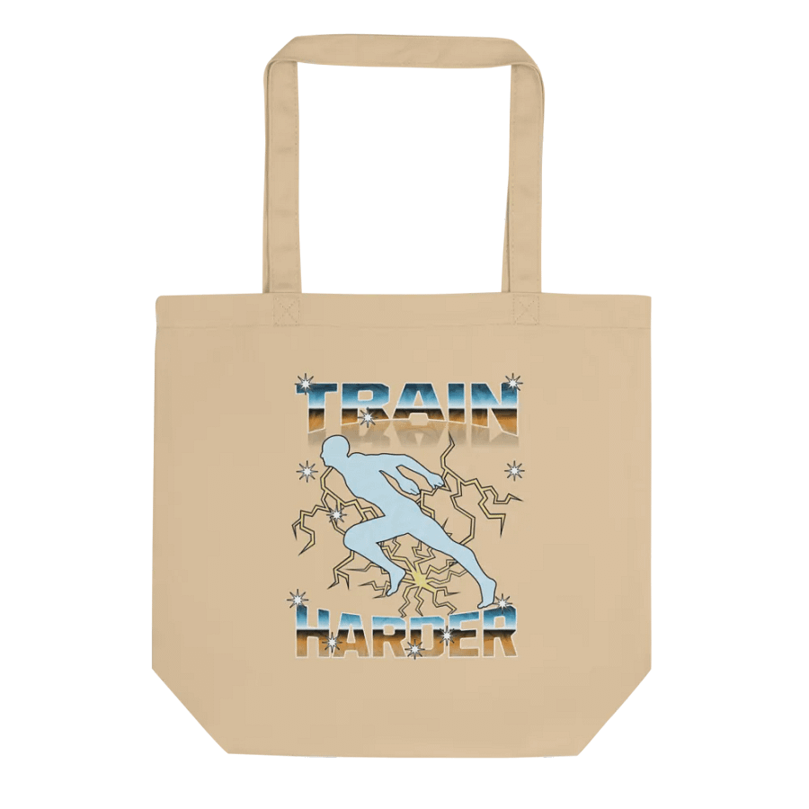Train Harder Runner Thunder Stride Eco Tote product image (1)
