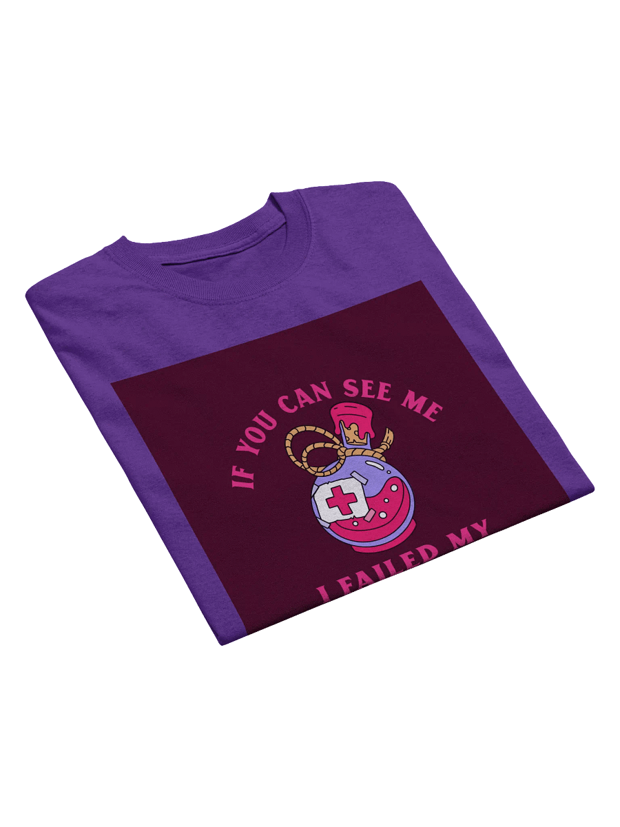 "Failed My Stealth Throw" Gildan Heavyweight T-Shirt - Fun Gaming-Inspired Design product image (3)
