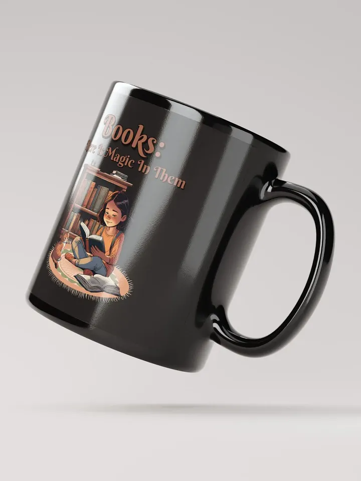 Books: There Is Magic In Them Black Mug product image (4)