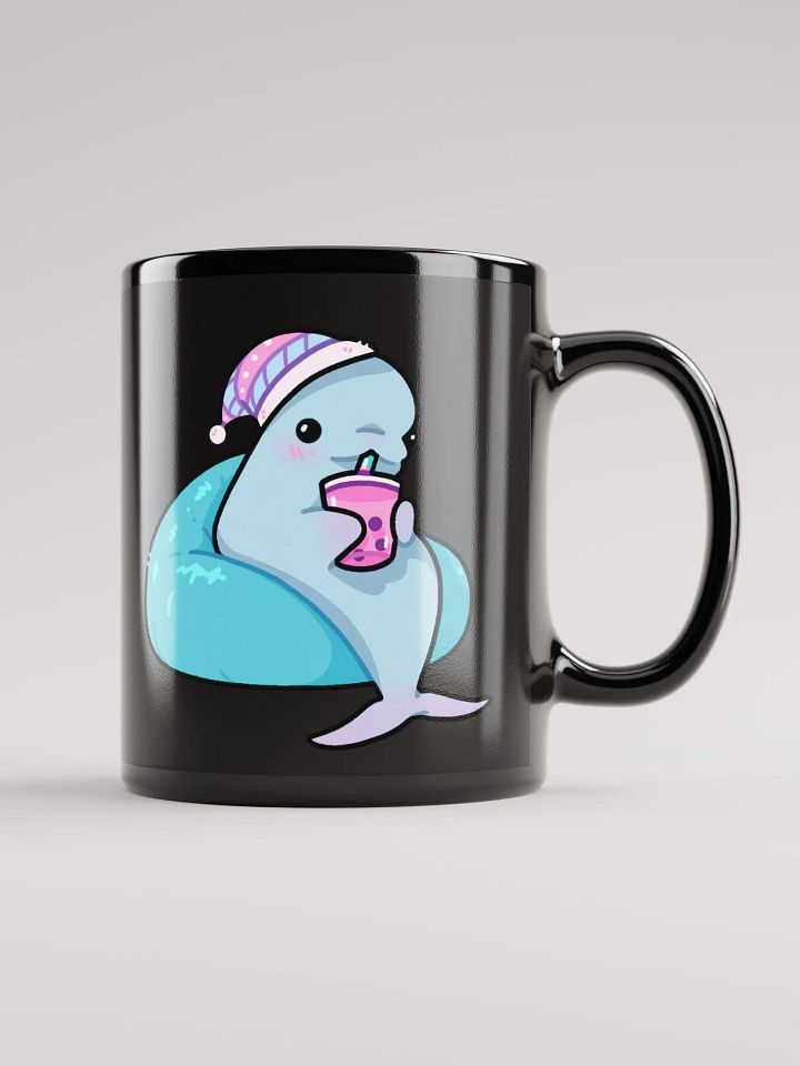 Boba Beluga Black Mug product image (1)