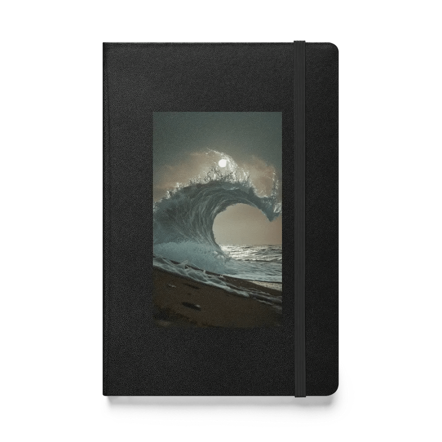 Sunlit Wave Hardcover Journal product image (1)