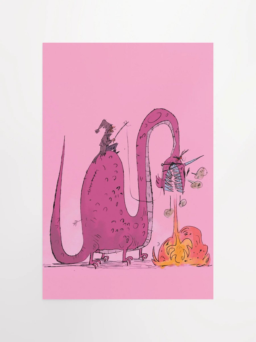 poster- angry dragon product image (4)