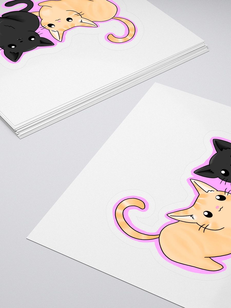 Waifu Cats Kiss Cut Sticker Set product image (4)