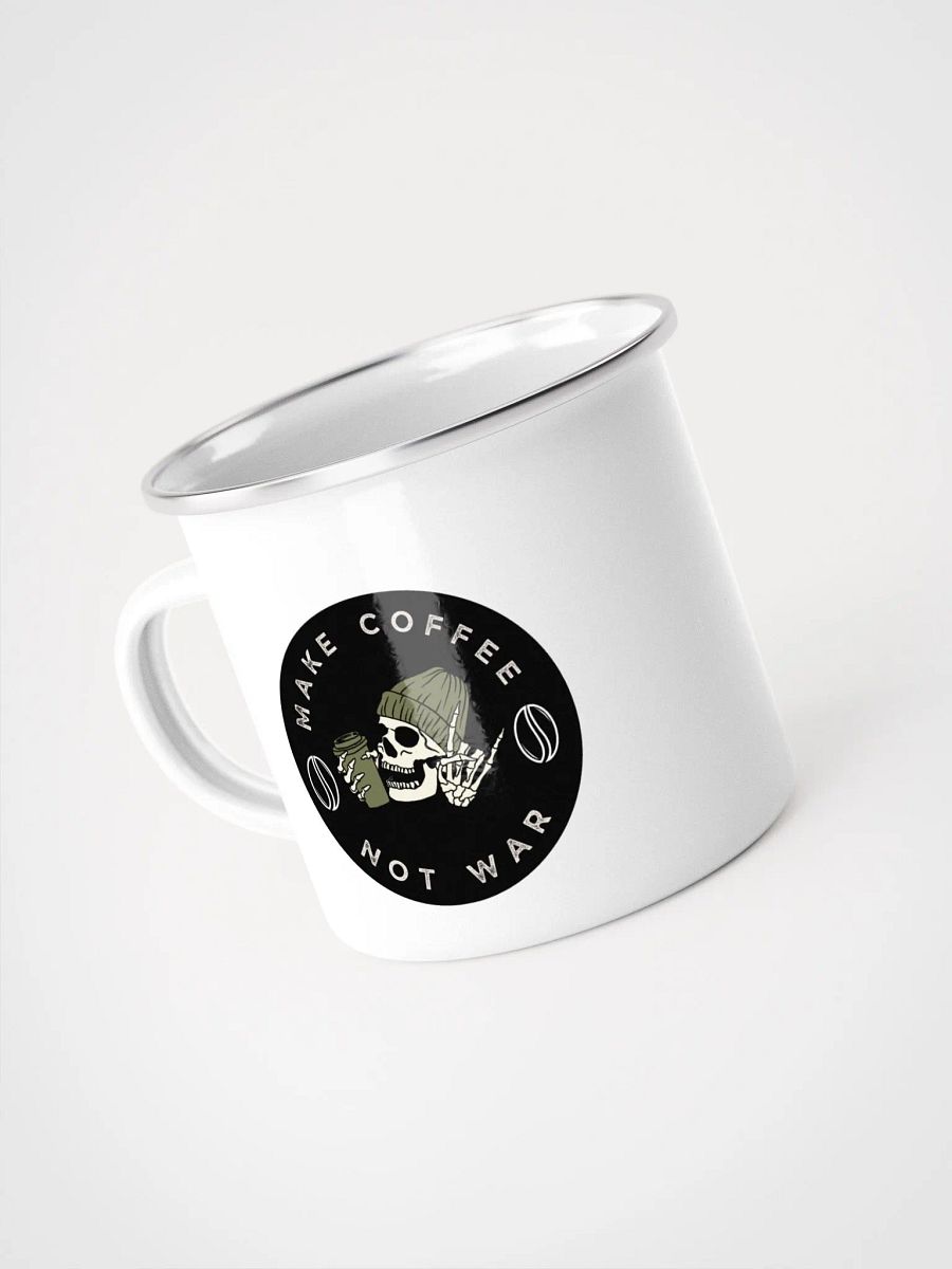 Skull & Beanie Enamel Mug product image (4)