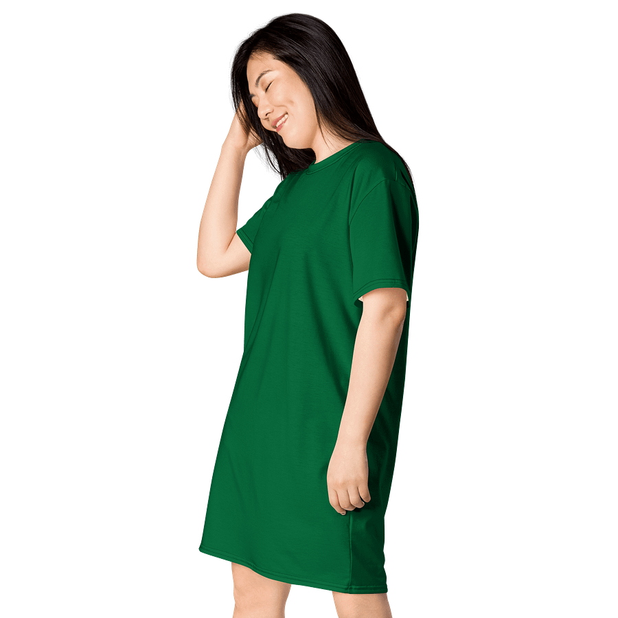 Oversized T-Shirt Dress - Radiant Jewel, Sizes 2XS-6XL product image (3)