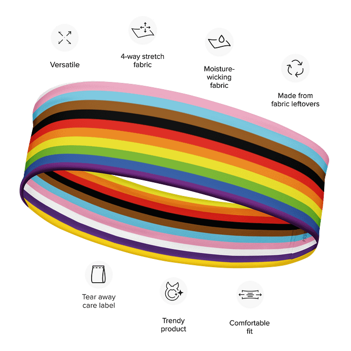 Pride 2023 headband product image (2)