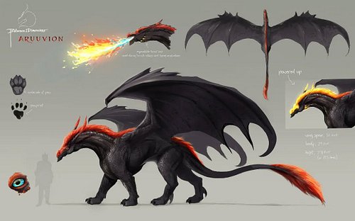 My mascot dragon Aruuvion now has received an updated design✨️ I just... kept forgetting to post this lol. Now he's all locke...