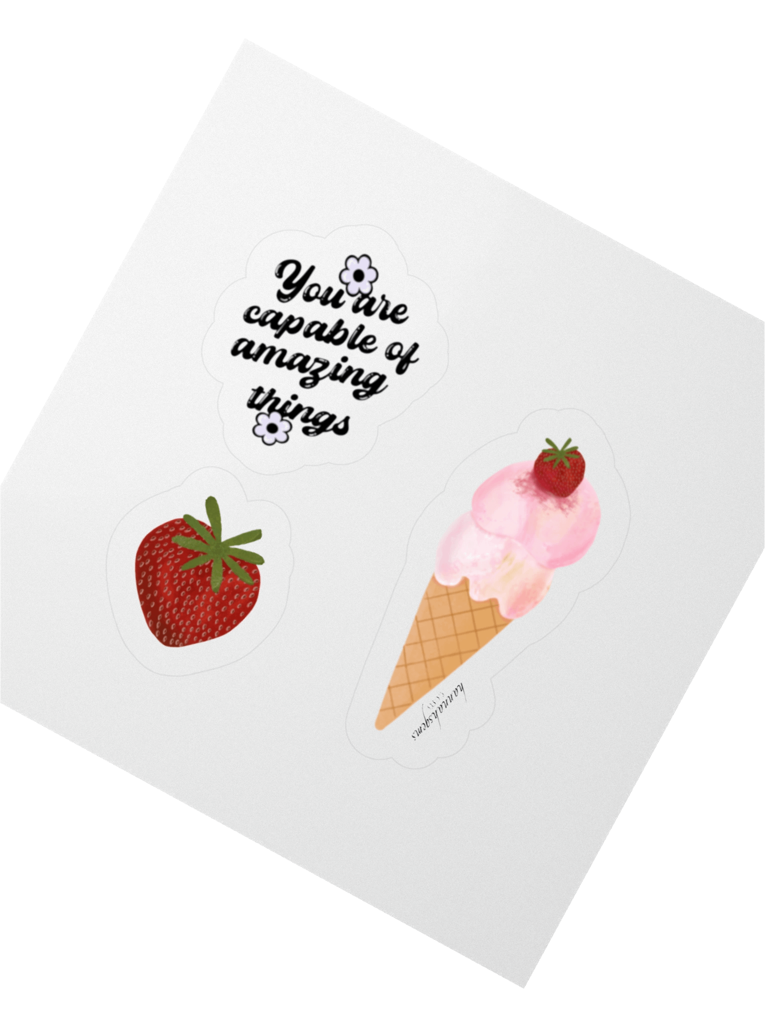 Strawberry Mini Stickers product image (2)