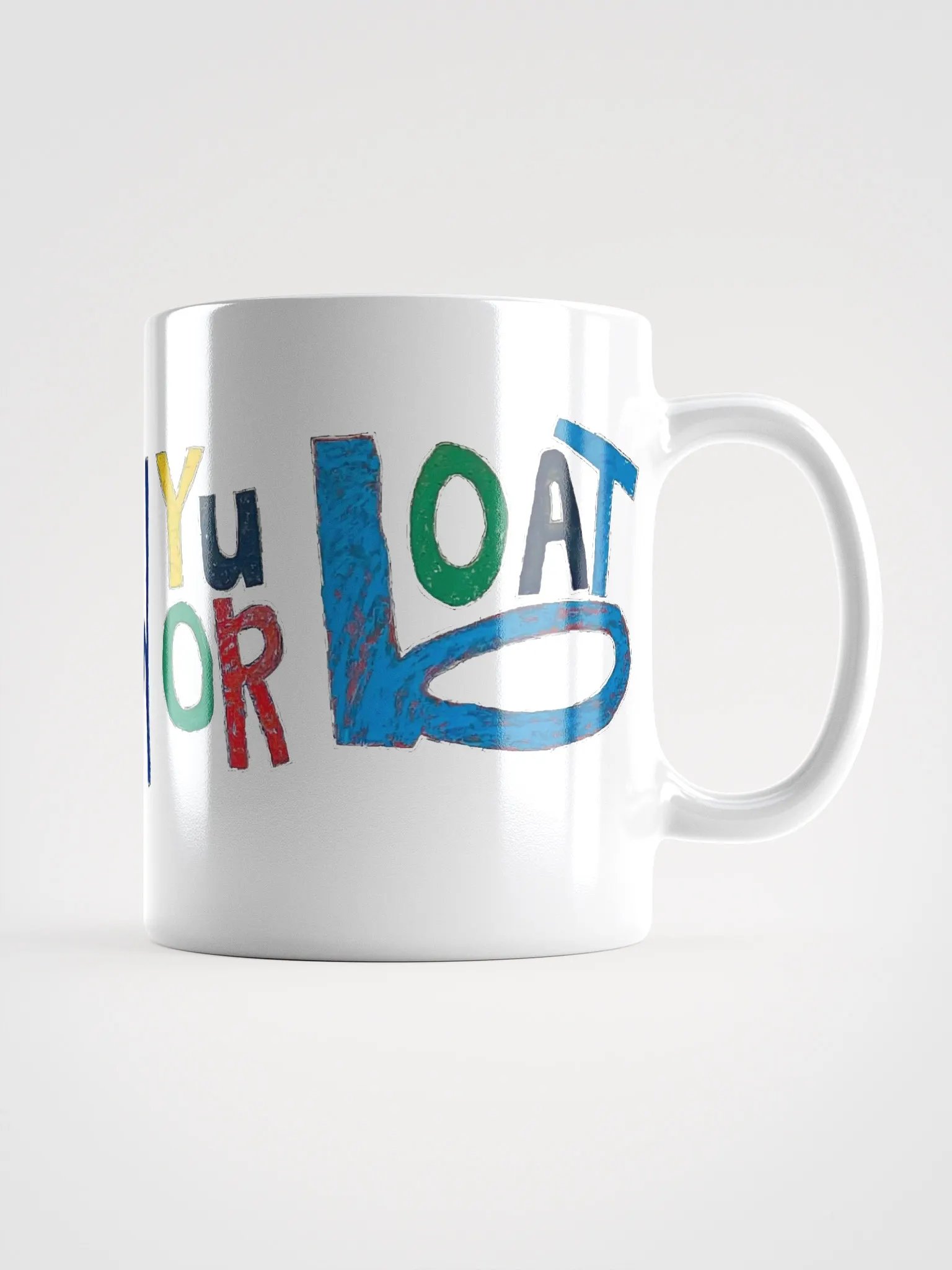 Row Row Row Your Boat White Ceramic Mug product image (4)