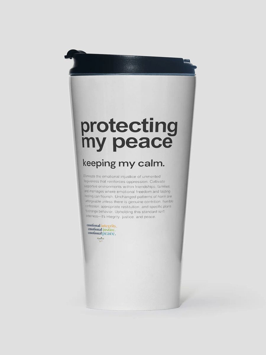 Official Planted By Calm | Calm Keepers Stainless Steel Travel Mug (Style 2, 15oz) product image (3)