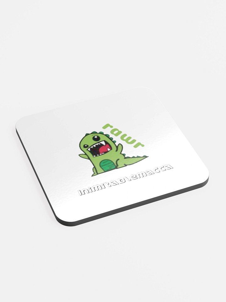 Rawr With InimitableMacca Cork Coaster product image (2)