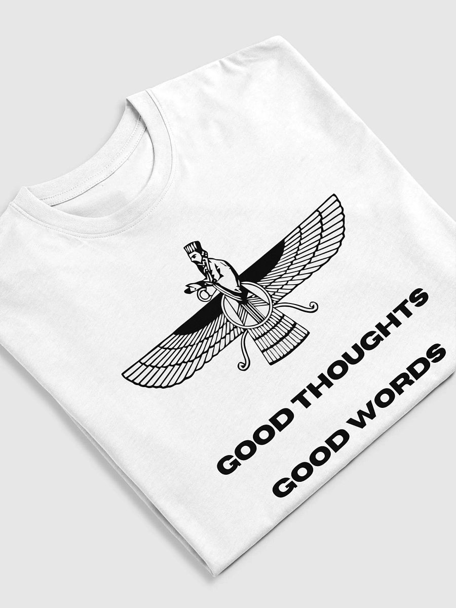 Faravahar Persian Design Shirt Good Thoughts Good Words Good Deeds product image (5)