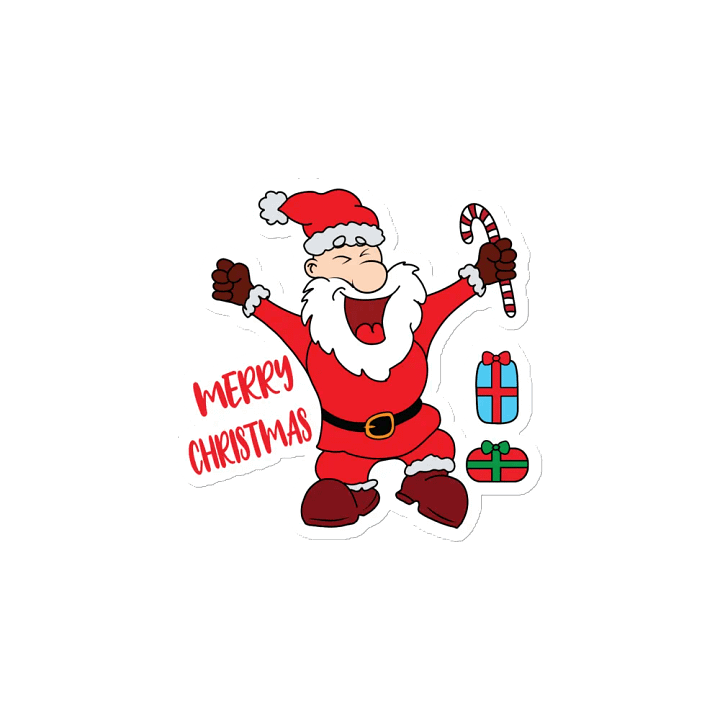 Cheerful Santa Die-Cut Magnets product image (2)
