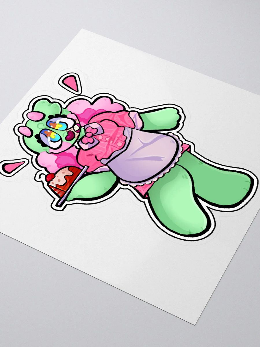 Oops! Milly took a slice! Sticker product image (3)