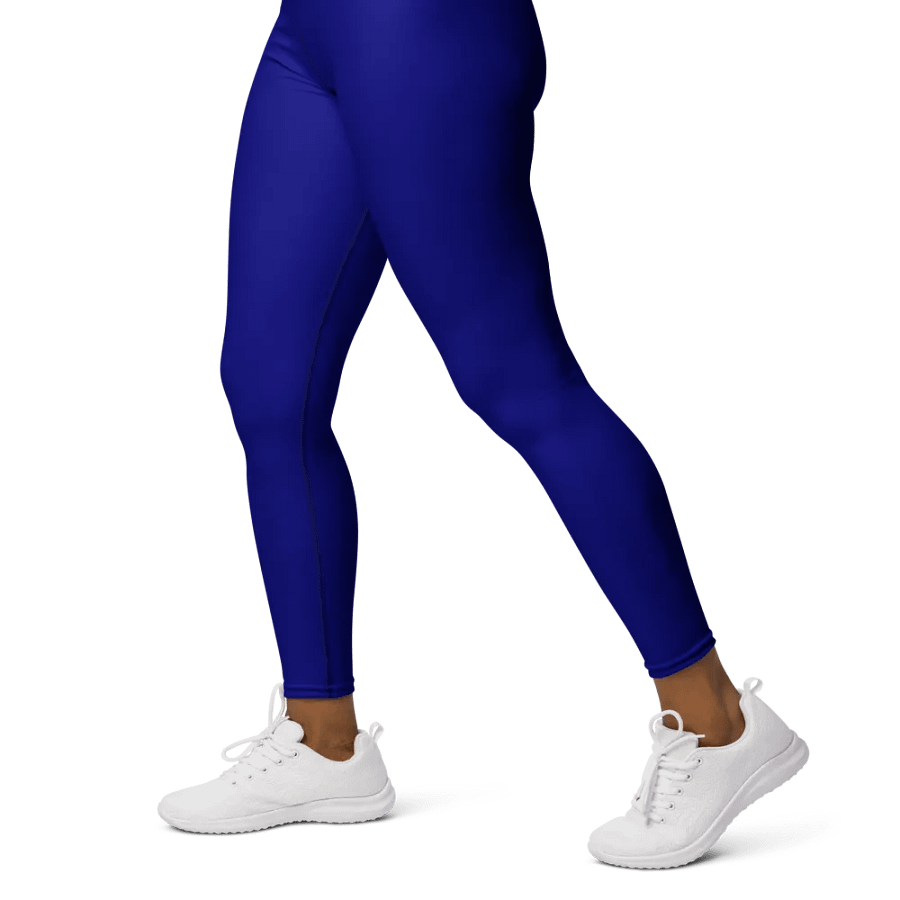 Plain Color Navy Blue Yoga Leggings product image (4)