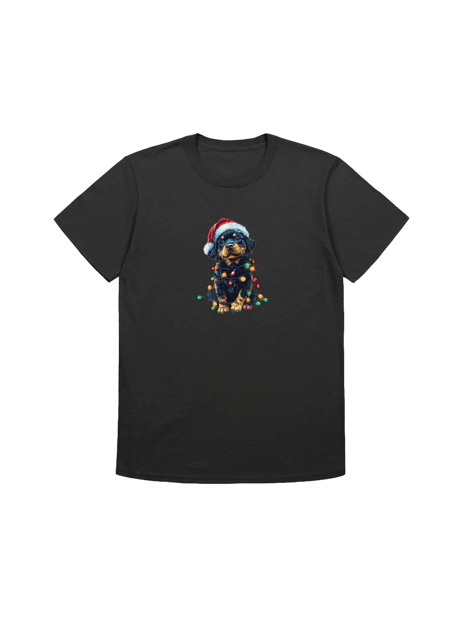 Rottweiler Puppy Christmas Unisex T-Shirt product image (1)