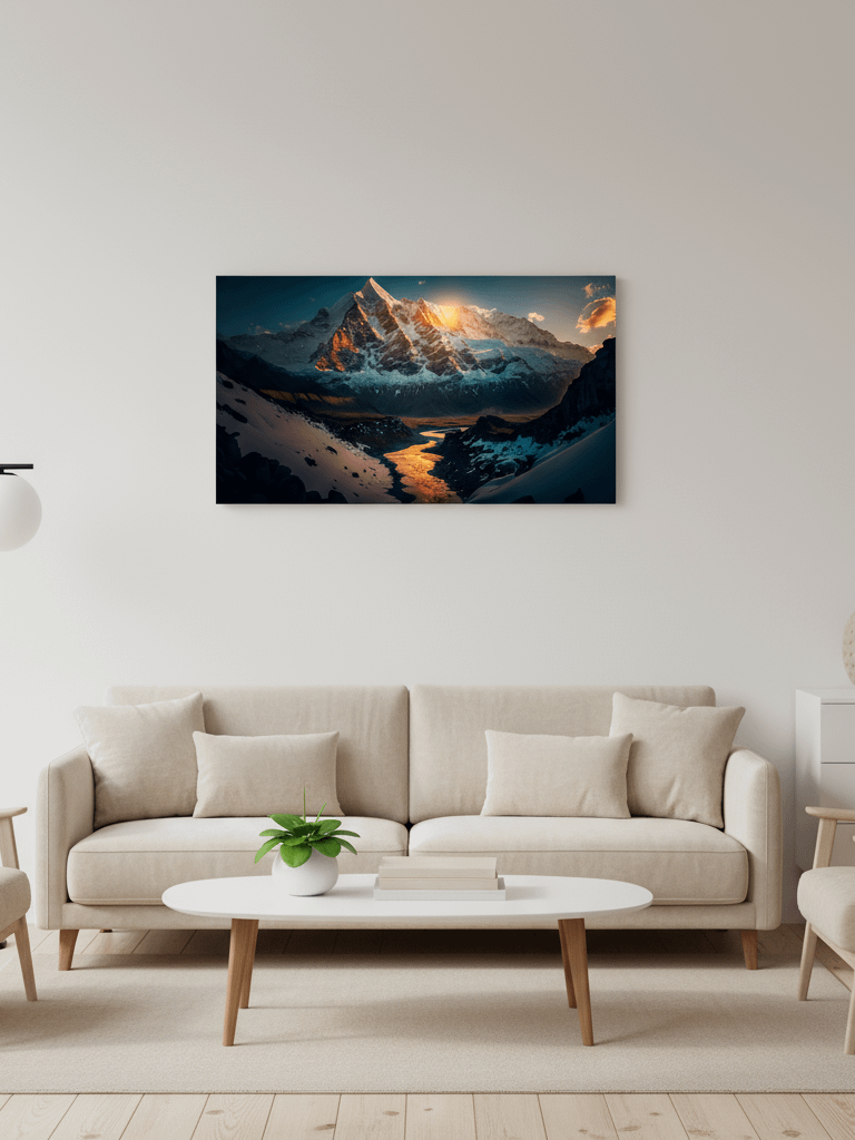 Himalayas Wall Art Framed High-Quality Matte Poster (in) product image (2)