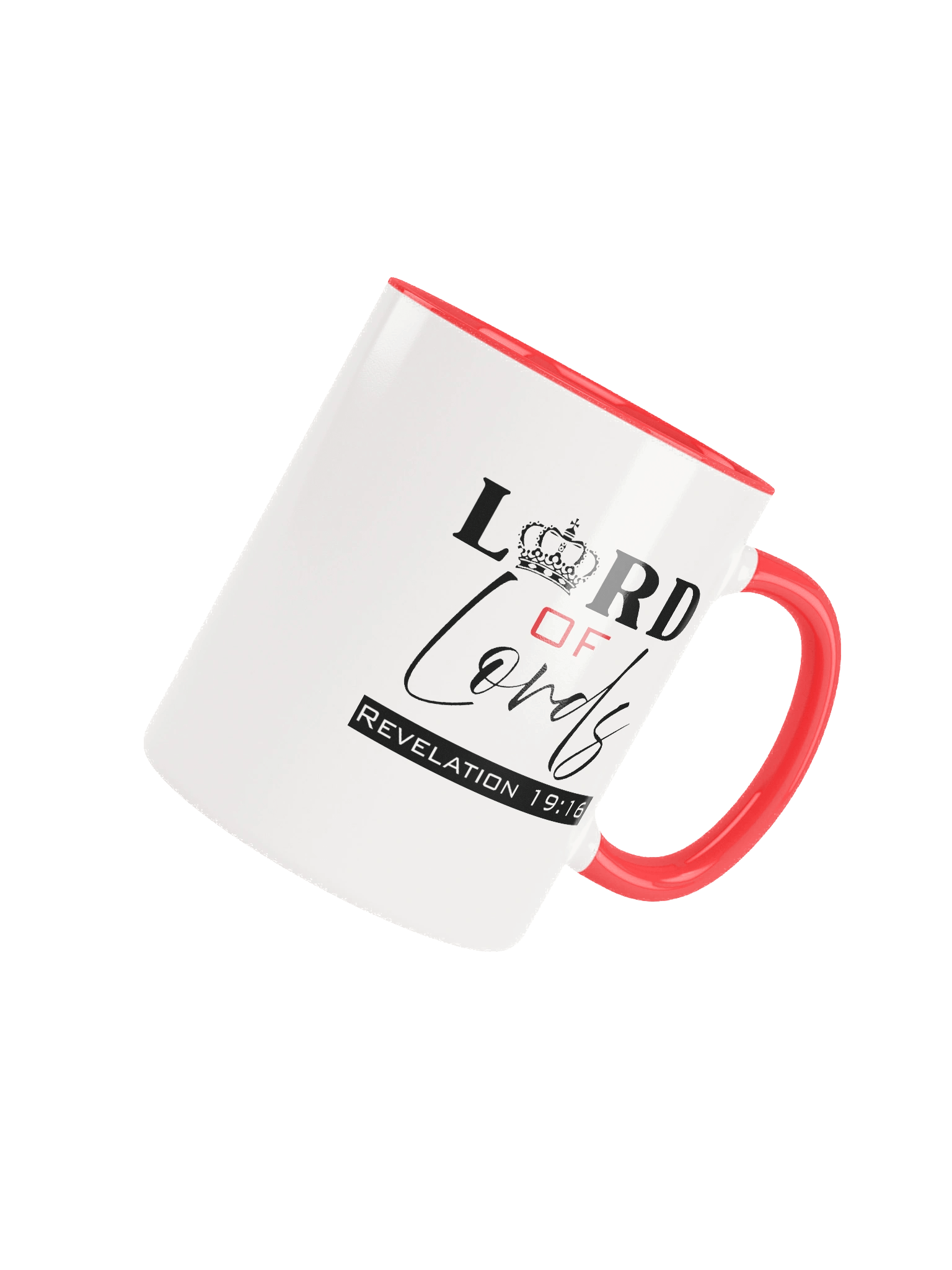 Lord of Lords Christian 11/15 oz Mug with double tone | Jesus Christ Faith Gift | Inspirational Coffee Cup for Believers product image (6)
