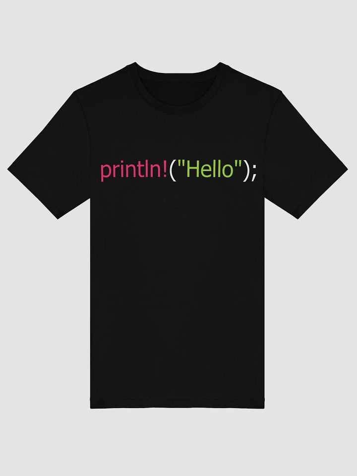 Rust "Print Hello" T-Shirt product image (1)