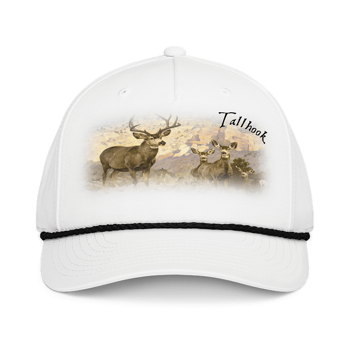 Vintage Print Mule Deer Rope Hat product image (1)