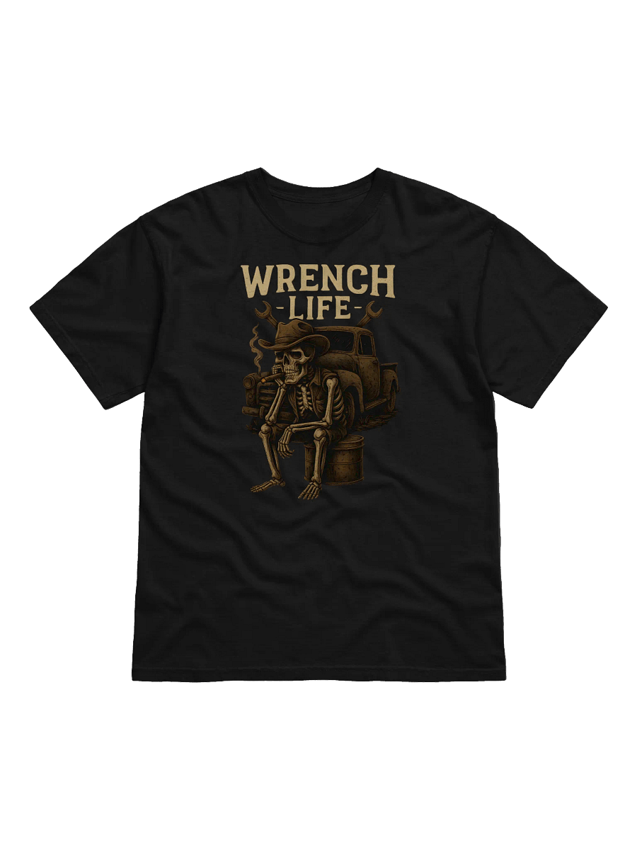 Wrench Life Skeleton Cowboy T-Shirt product image (1)