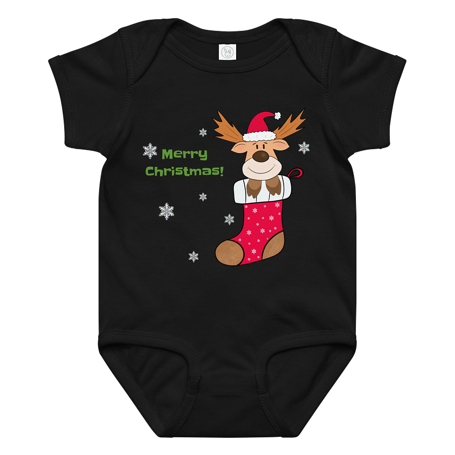 Santa's Little Helper Baby Bodysuit product image (3)