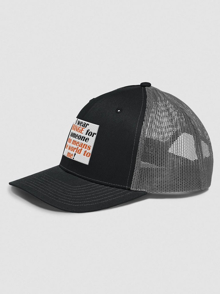 I wear orange trucker hat product image (5)