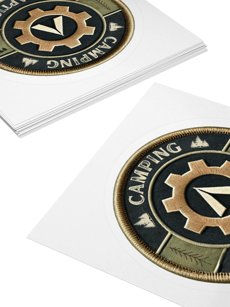 Camping Contraptions Embroidered Patch Sticker product image (4)