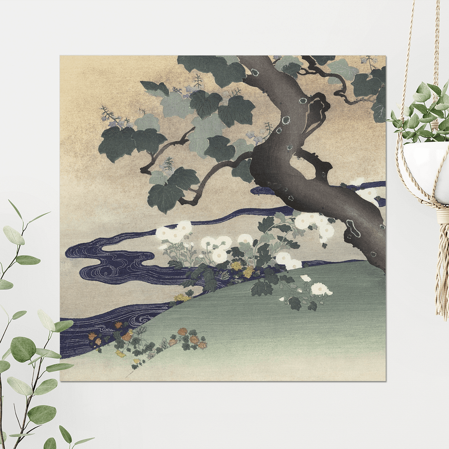 Tree and Chrysanthemums - Kogyo Tsukioka product image (3)