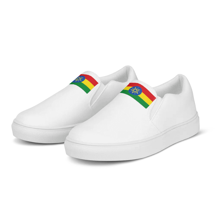 Ethiopian-Starlight Flag Women's Slip-Ons product image (5)