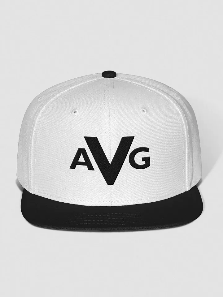 *OG LOGO* PerfectlyAVG Snapback Cap - White product image (1)