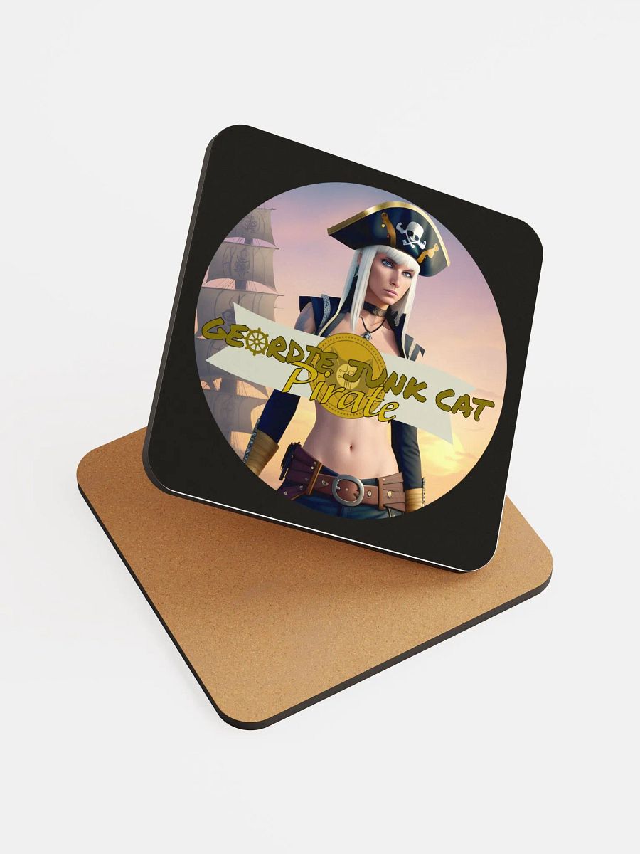 Pirate FOUR Drink Coaster (3.74″x 3.74″, US and EU SHIPPING) product image (6)